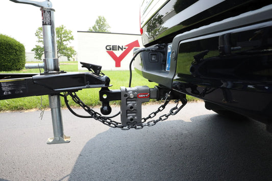 MEGA-DUTY 2.5" Shank 9" Drop 3.5K TW 32K Hitch with Dual-Ball & Pintle Lock GH-1624 - B2B Diesel and Gas Service
