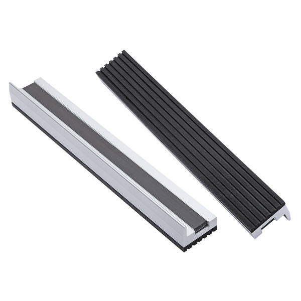 Yost Model MR-380 8 Inch Magnetic Aluminum Jaw Cap with Rubber Surface 