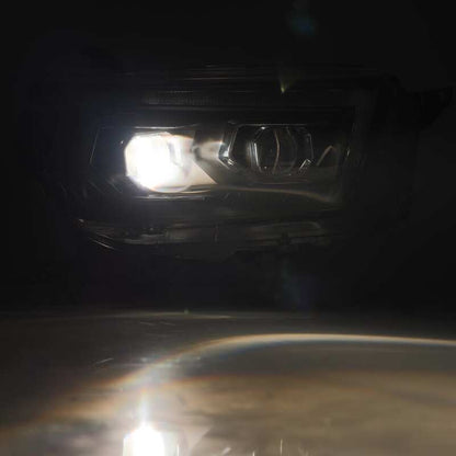 AlphaRex 10-13 Toyota 4Runner PRO-Series Proj Headlights Plank Style Alpha Blk w/Seq Signal/DRL - B2B Diesel & Gas Service