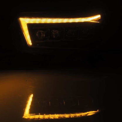 AlphaRex 10-13 Toyota 4Runner NOVA LED Projector Headlights Plank Style Black w/Seq Signal/DRL - B2B Diesel & Gas Service