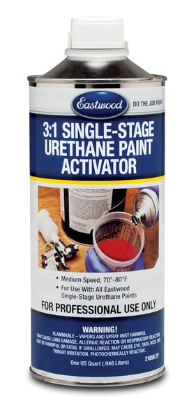 Eastwood 3 1 Urethane Activator Medium 70-80 Degrees F - Single Stage - 32oz 