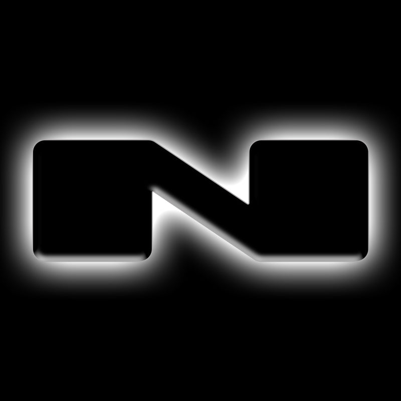 ORACLE Lighting Universal Illuminated LED Letter Badges - Matte Blk Surface Finish - N - B2B Diesel & Gas Service