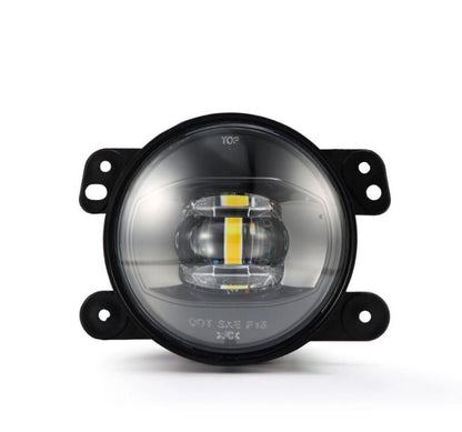 AlphaRex Universal Chrysler/Dodge/Hummer/Jeep DoubleTap Dual Color LED Proj Fog Lights - White/Amber - B2B Diesel & Gas Service