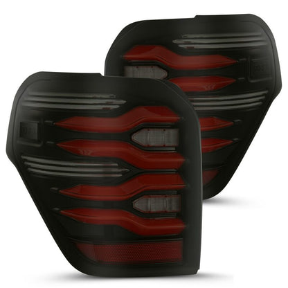AlphaRex 10-21 Toyota 4Runner LUXX LED Taillights Blk/Red w/Activ Light/Seq Signal - B2B Diesel & Gas Service