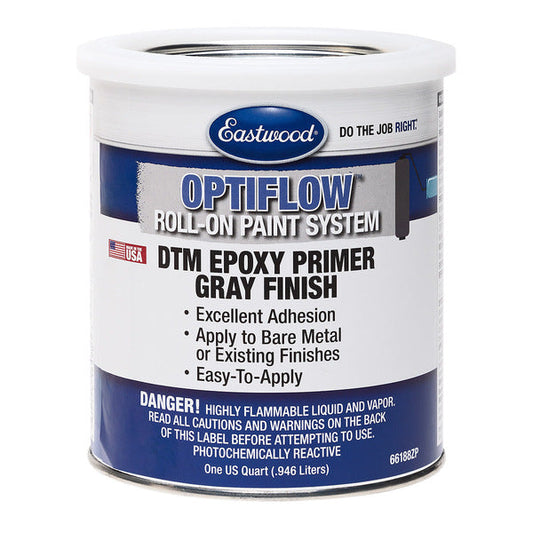 Eastwood Optiflow Roll-On Epoxy Primer Gray - Quart 