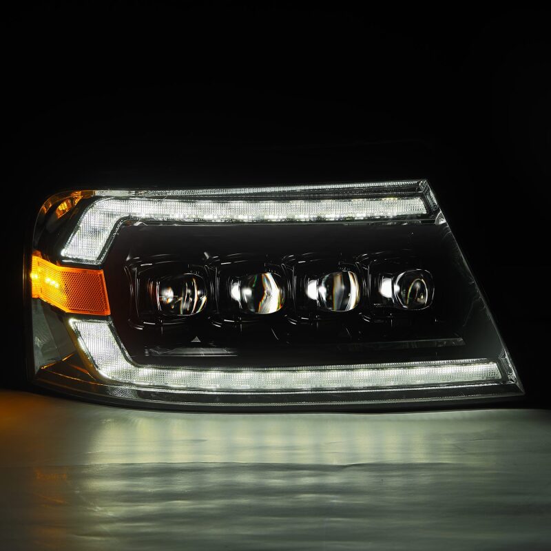 AlphaRex 04-08 Ford F-150 (No 2004 Heritage) NOVA-Series LED Proj HL Chrome w/Actv Light / Seq. Sig - B2B Diesel & Gas Service
