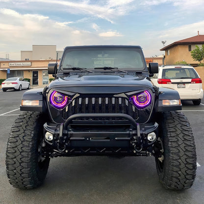Oracle Oculus Bi-LED Projector Headlights for Jeep JL/Gladiator JT - w/ Simple Controller - B2B Diesel & Gas Service