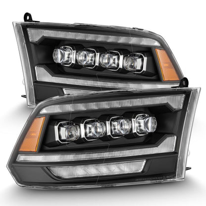 AlphaRex 09-18 Ram 2500 NOVA LED Proj Headlights Plank Style Chrome w/Activ Light/Seq Signal/DRL - B2B Diesel & Gas Service