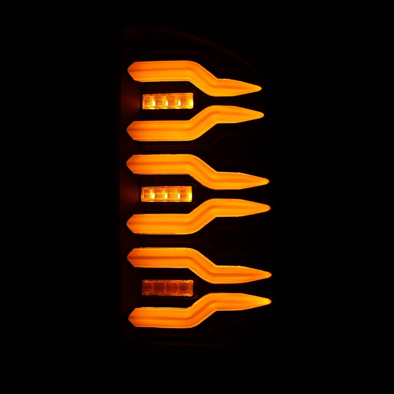 AlphaRex 02-06 Dodge Ram 1500/03-06 Dodge Ram 2500+3500 Luxx-Series LED Tail Lights (Pair) Black - B2B Diesel & Gas Service