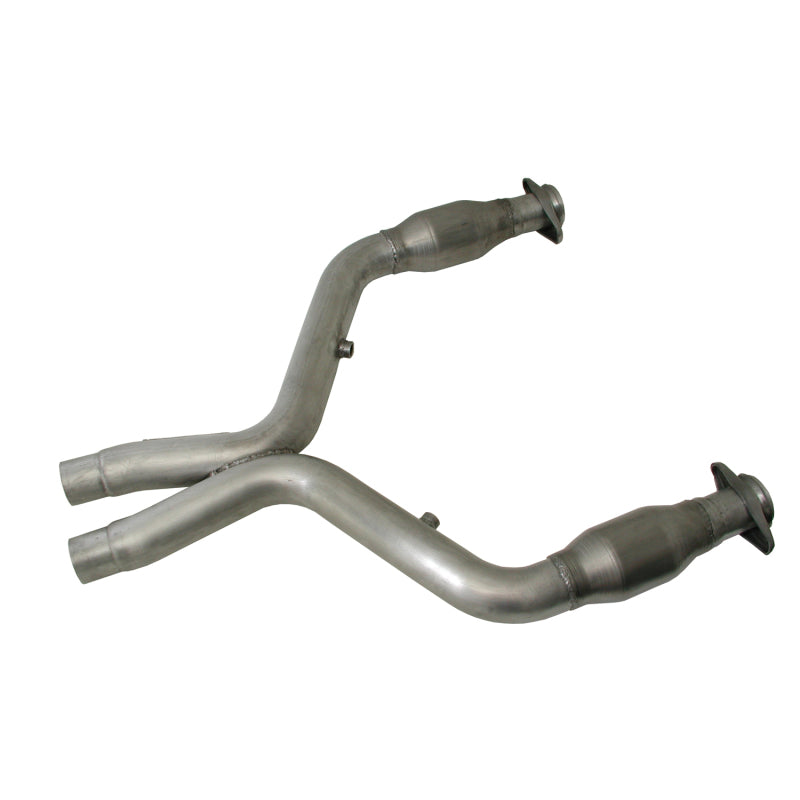 BBK 11-14 Mustang 5.0 Short Mid X Pipe With Catalytic Converters 3.0 For BBK Long Tube Headers - B2B Diesel & Gas Service
