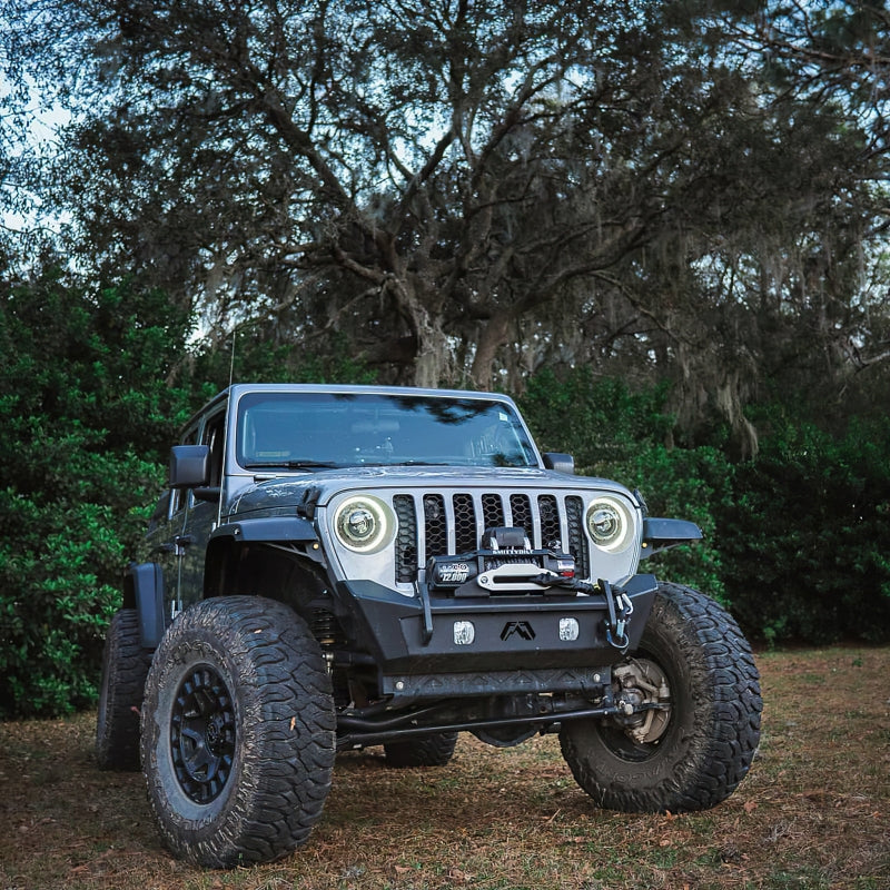 Oracle Jeep Wrangler JL Oculus Bi-LED Projector Headlights- Graphite Metallic - 5500K - B2B Diesel & Gas Service