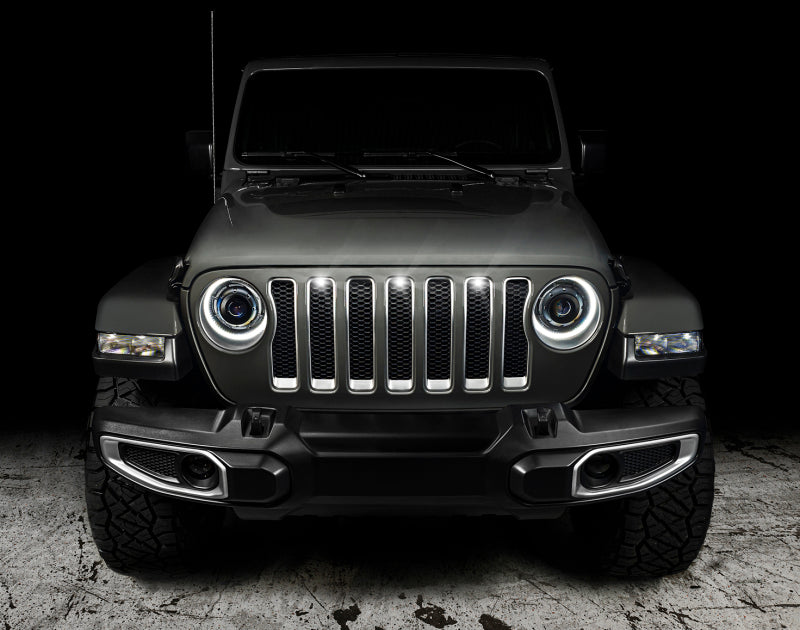 Oracle Pre-Runner Style LED Grille Kit for Jeep Gladiator JT - White - B2B Diesel & Gas Service