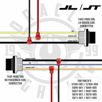 Oracle Pre-Runner Style LED Grille Kit for Jeep Gladiator JT - Amber - B2B Diesel & Gas Service