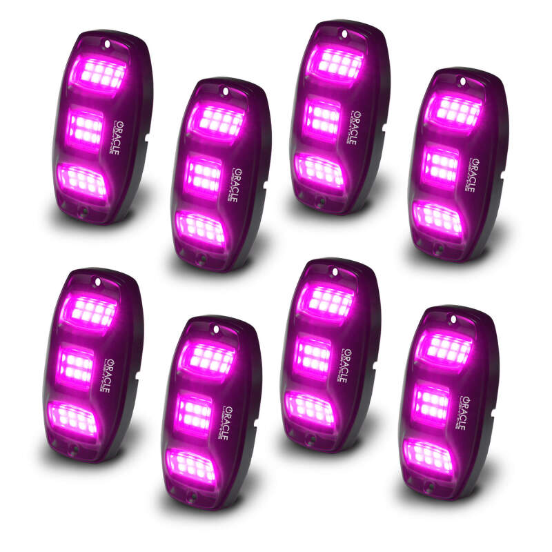 Oracle Underbody RGB+W Wheel Well Rock Light Kit - 8 PCS - ColorSHIFT - B2B Diesel & Gas Service