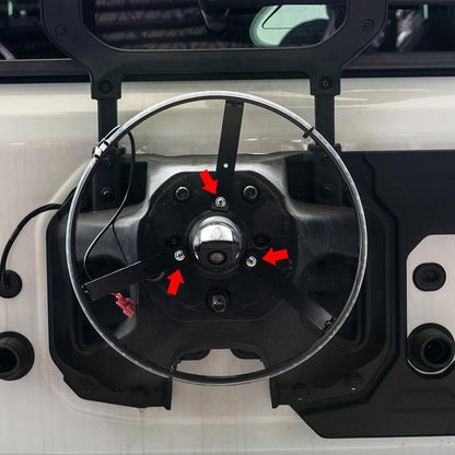 Oracle LED Illuminated Wheel Ring 3rd Brake Light - Red - B2B Diesel & Gas Service