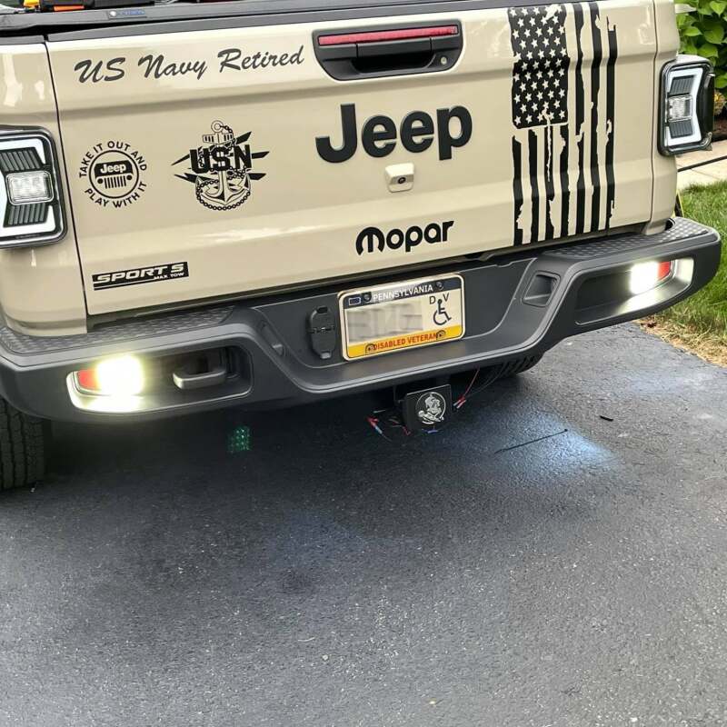 Oracle Rear Bumper LED Reverse Lights for Jeep Gladiator JT - 6000K - B2B Diesel & Gas Service