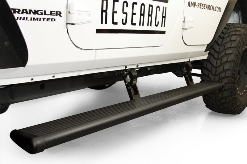 AMP Research 18-24 Jeep Wrangler JL 4DR (Excl. 4XE/Rubicon 392) PowerStep - Black - B2B Diesel & Gas Service