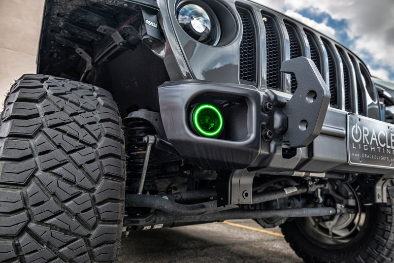 Oracle Jeep Wrangler JK/JL/JT High Performance W LED Fog Lights - ColorSHIFT - Dynamic - B2B Diesel & Gas Service