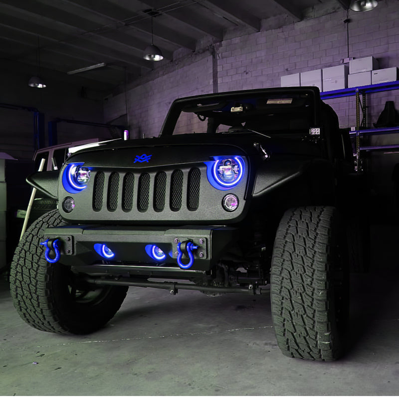 Oracle 7in High Powered LED Headlights - Black Bezel - Dynamic - Dynamic - B2B Diesel & Gas Service