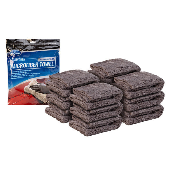 Eastwood Concours Premium Exterior Microfiber Towel - 12 Pack - B2B Diesel & Gas Service