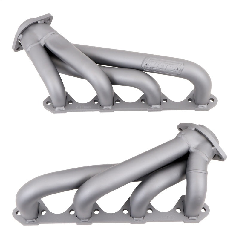 BBK 79-93 Mustang 351 Swap Shorty Unequal Length Exhaust Headers - 1-5/8 Titanium Ceramic - B2B Diesel & Gas Service