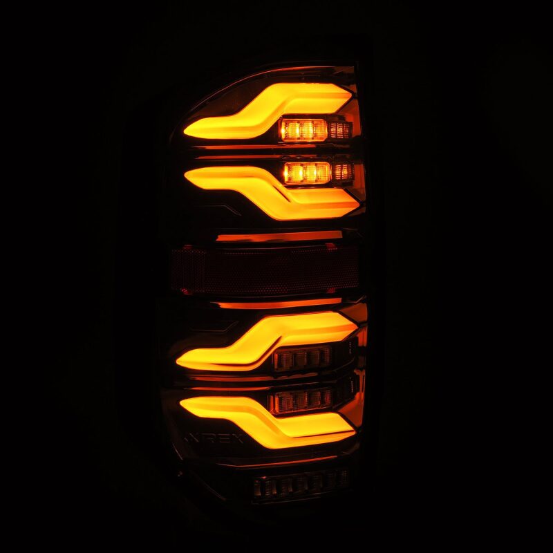 AlphaRex 14-21 Toyota Tundra LUXX LED Taillights Blk w/Activ Light/Seq Signal - B2B Diesel & Gas Service