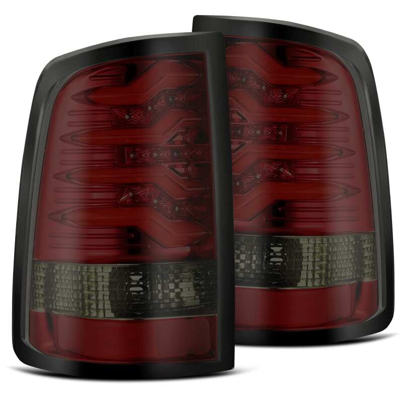 AlphaRex 09-18 Dodge Ram 1500 PRO-Series LED Tail Lights Red Smoke - B2B Diesel & Gas Service