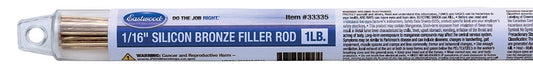 Eastwood 1/16 Inch Silicon Bronze Filler Rod 1 LB - SILBRZ-063-01T 