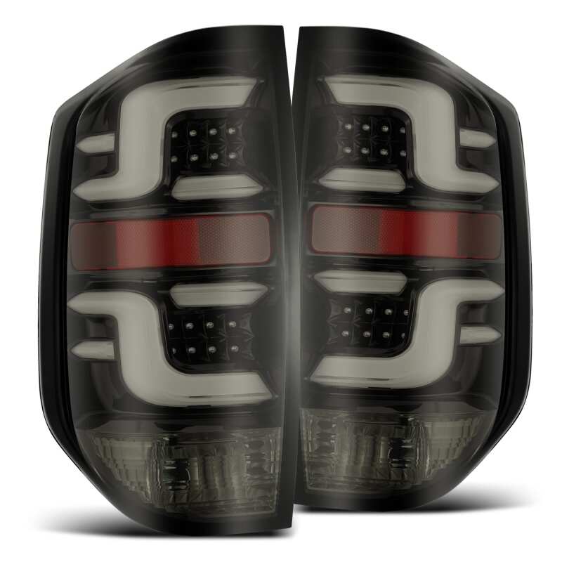 AlphaRex 14-20 Toyota Tundra PRO-Series LED Tail Lights Jet Black - B2B Diesel & Gas Service
