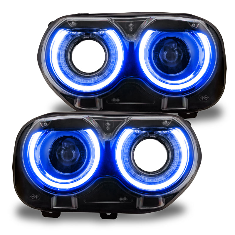 Oracle 15-21 Dodge Challenger RGB+W Headlight DRL Upgrade Kit - ColorSHIFT+W - B2B Diesel & Gas Service