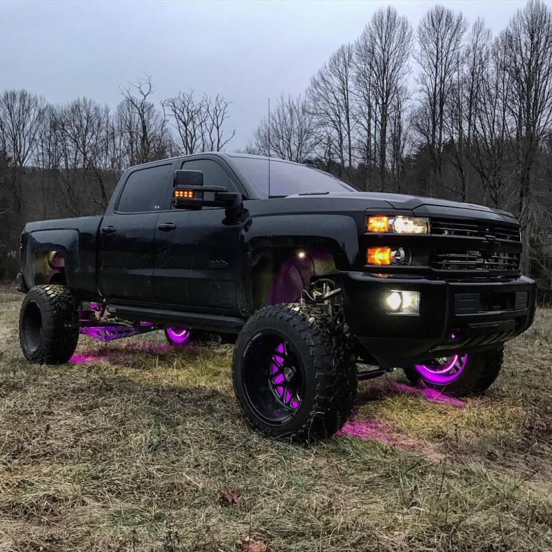 Oracle LED Illuminated Wheel Rings - ColorSHIFT - 15in. - ColorSHIFT No Remote - B2B Diesel & Gas Service