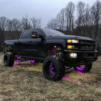 Oracle LED Illuminated Wheel Rings - ColorSHIFT - 15in. - ColorSHIFT No Remote - B2B Diesel & Gas Service
