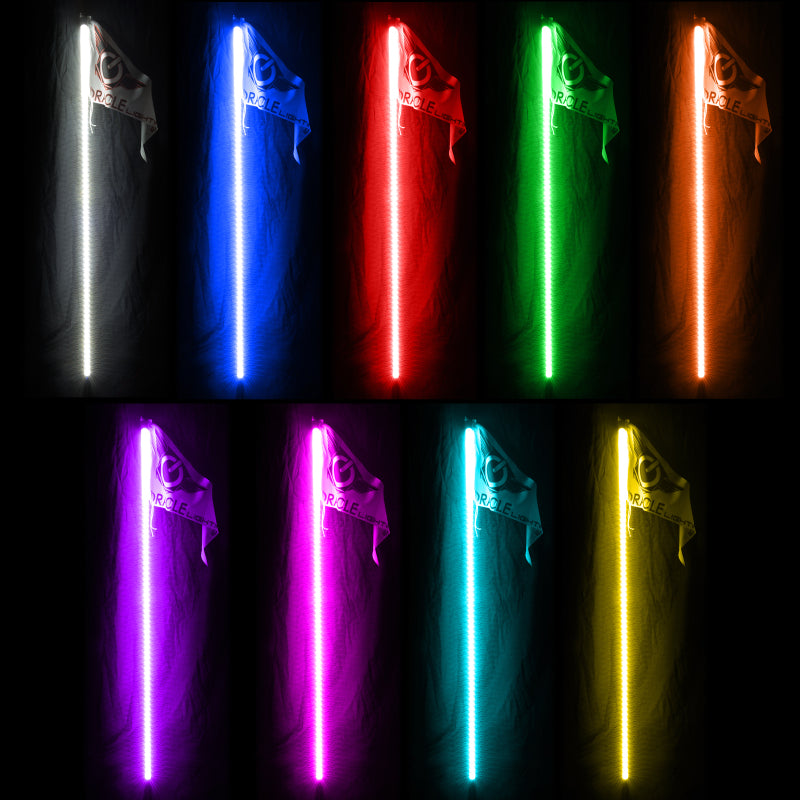 Oracle Off-Road 4ft LED Whip - ColorSHIFT - B2B Diesel & Gas Service