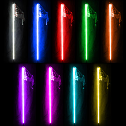 Oracle Off-Road 4ft LED Whip - ColorSHIFT - B2B Diesel & Gas Service