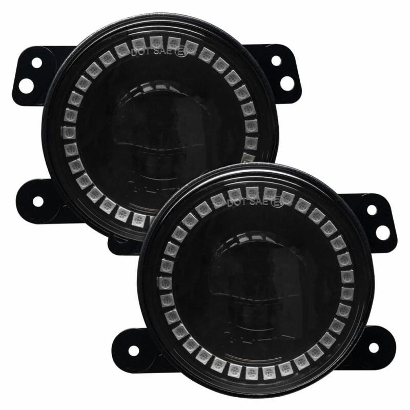 Oracle Jeep Wrangler JK/JL/JT High Performance W LED Fog Lights - w/o Controller - B2B Diesel & Gas Service