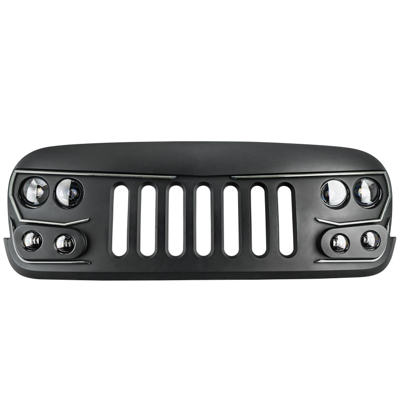 Oracle VECTOR Series Full LED Grille - Jeep Wrangler JK - NA - B2B Diesel & Gas Service