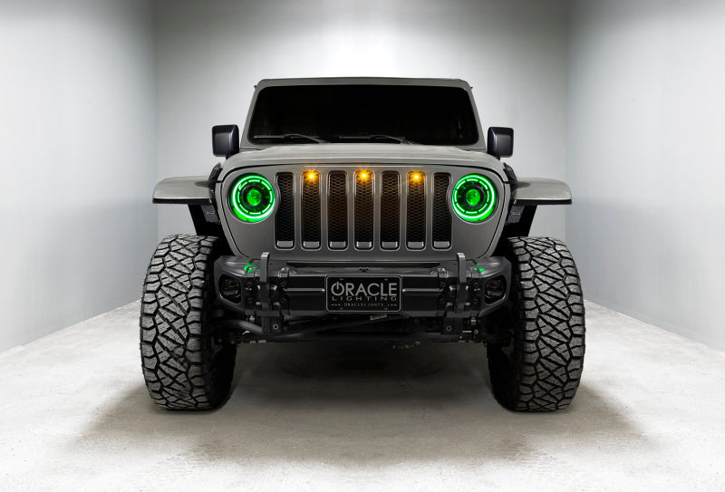 Oracle Oculus Bi-LED Projector Headlights for Jeep JL/Gladiator JT - w/ Simple Controller - B2B Diesel & Gas Service