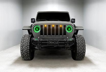 Oracle Oculus Bi-LED Projector Headlights for Jeep JL/Gladiator JT - w/ Simple Controller - B2B Diesel & Gas Service