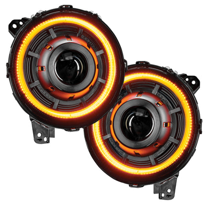 Oracle Jeep JL/Gladiator JT Oculus Bi-LED Projector Headlights - Amber/White Switchback - B2B Diesel & Gas Service