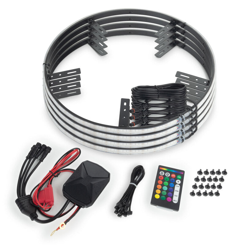 ORACLE Lighting LED Illuminated Wheel Rings 16.5in PLASMA ColorSHIFT w/BC2 Bluetooth Controller - B2B Diesel & Gas Service