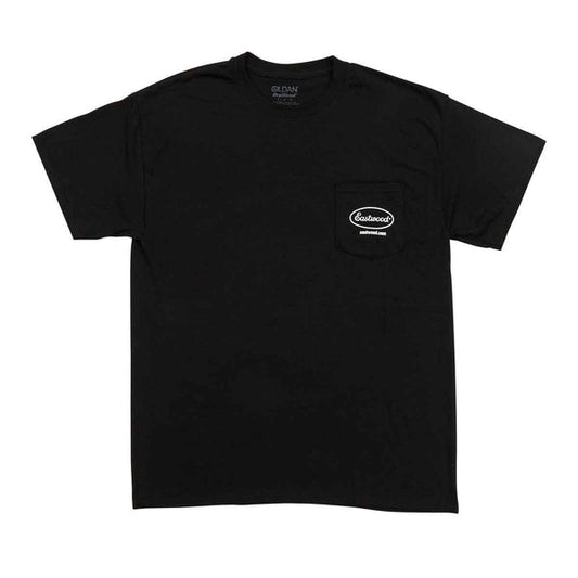 Eastwood Black Short Sleeve Front Pocket Do The Job Right T-Shirt Small 