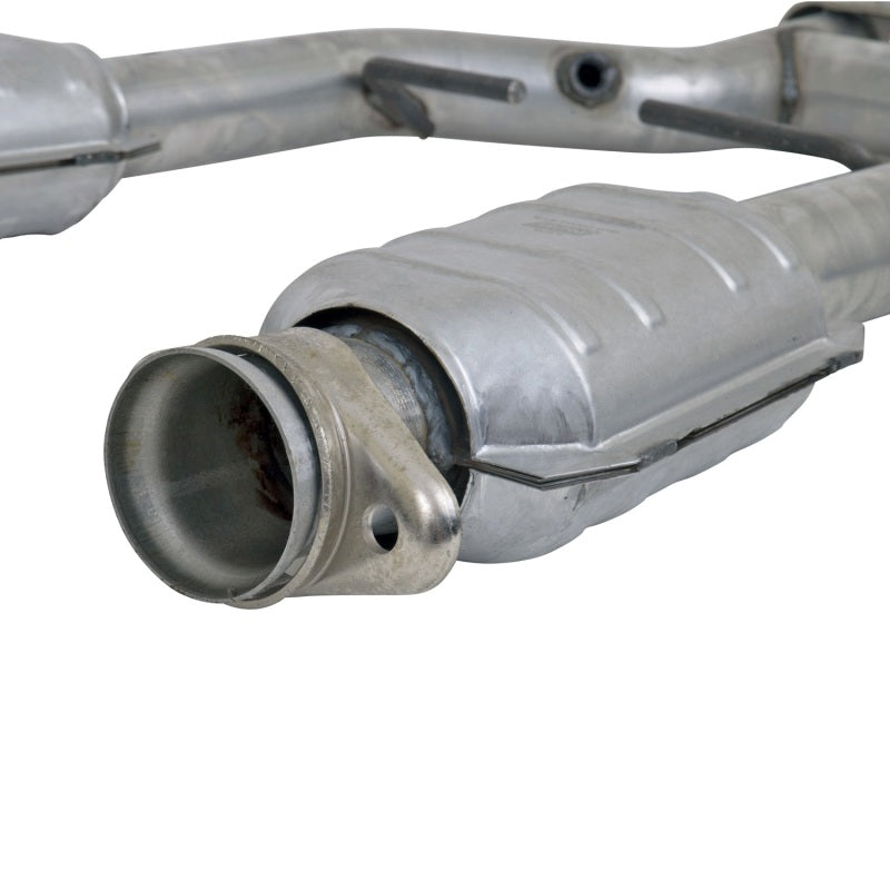 BBK 96-04 Mustang 4.6 GT / Cobra Short Mid H Pipe w Catalytic Converters 2-1/2 For Long Tube Headers - B2B Diesel & Gas Service