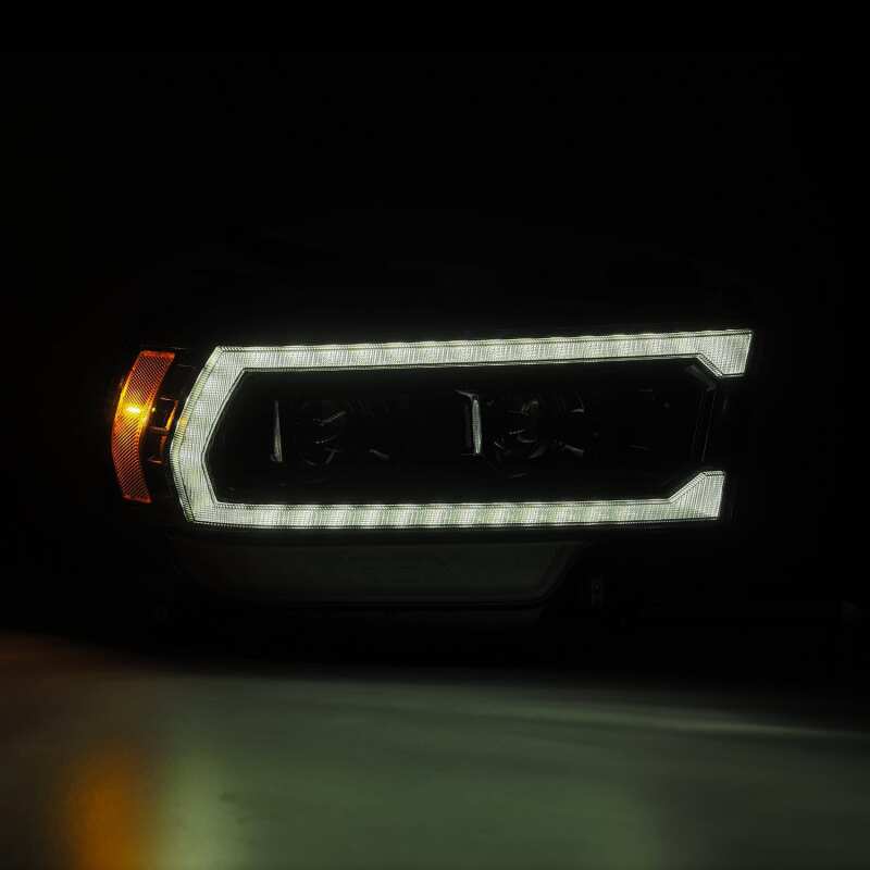 AlphaRex 19-21 Ram 2500 LUXX LED Proj Headlights Plank Style Alpha Blk w/Activ Light/Seq Signal/DRL - B2B Diesel & Gas Service