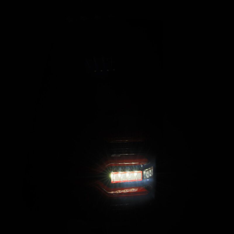 AlphaRex 19-21 Dodge Ram 1500 Luxx-Series LED Tail Lights Black/Red w/Activ Light/Seq Signal - B2B Diesel & Gas Service