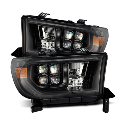 AlphaRex 07-13 Toyota Tundra NOVA LED Proj Headlights Alpha-Black w/Activ Light/Seq Signal/DRL - B2B Diesel & Gas Service